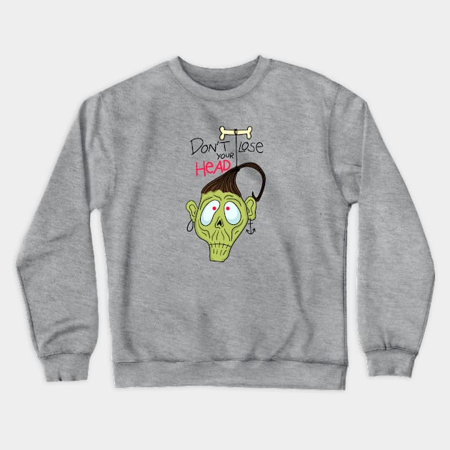 Shrunken head Crewneck Sweatshirt by JoanaJuheLaju1